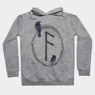 Ansuz Elder Futhark Rune | Norse magic Hoodie